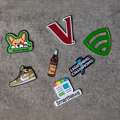 Soft Enamel Lapel Pins - 1 1/2" W x 1 1/2" H Diestruck